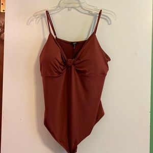 Express NWT Burnt Orange Bodysuit XL